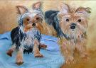 Minnie & Tinker - Oil Painting